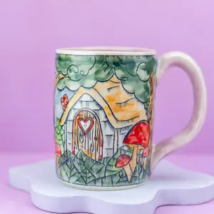 # 45 Cottage & Fox Stein Mug