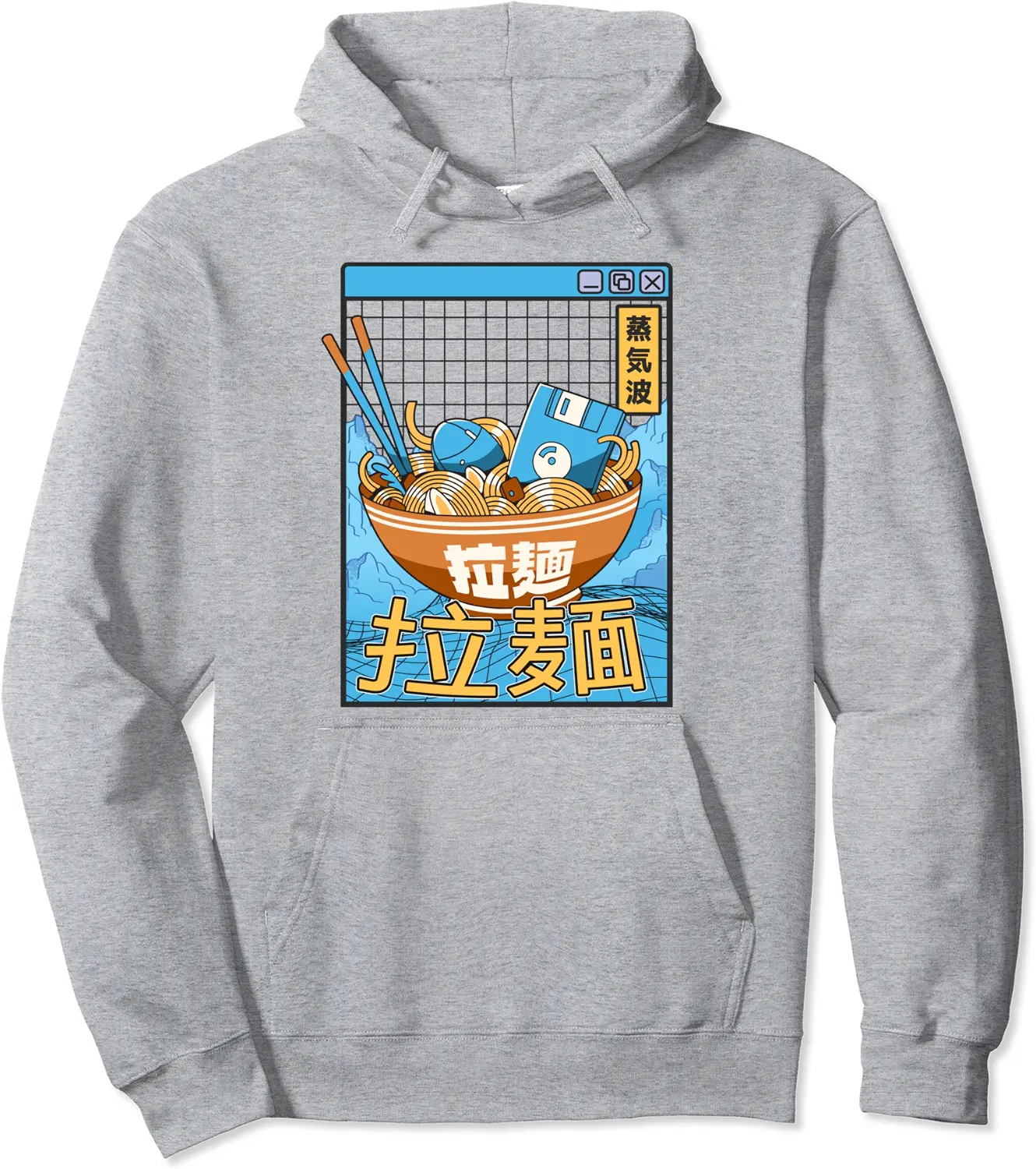 Digital Ramen Bowl Japan Style Pastel Otaku Anime Vaporwave Pullover Hoodie - Lydiagarcia Shop 90B09MSRYV79