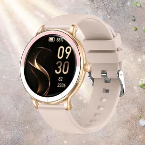Smart Watch For Women Multifunctional 1.26 Inch HD Screen Compatible Android And iOS Phone Answer/Make Calls Fitness Tracker StepCounter Running Watch 100 Sports Waterproof Smartwatch Ladies