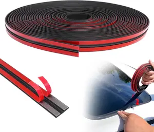 Summervibes 10Ft Car Windshield Rubber Seal,Car Windshield Seal Strip,T Shape Automotive Weather Stripping for Front Rear Windshield,Automotive Door Sealing Strip Sunroof Seal Truck Interior Accessories Vehicle