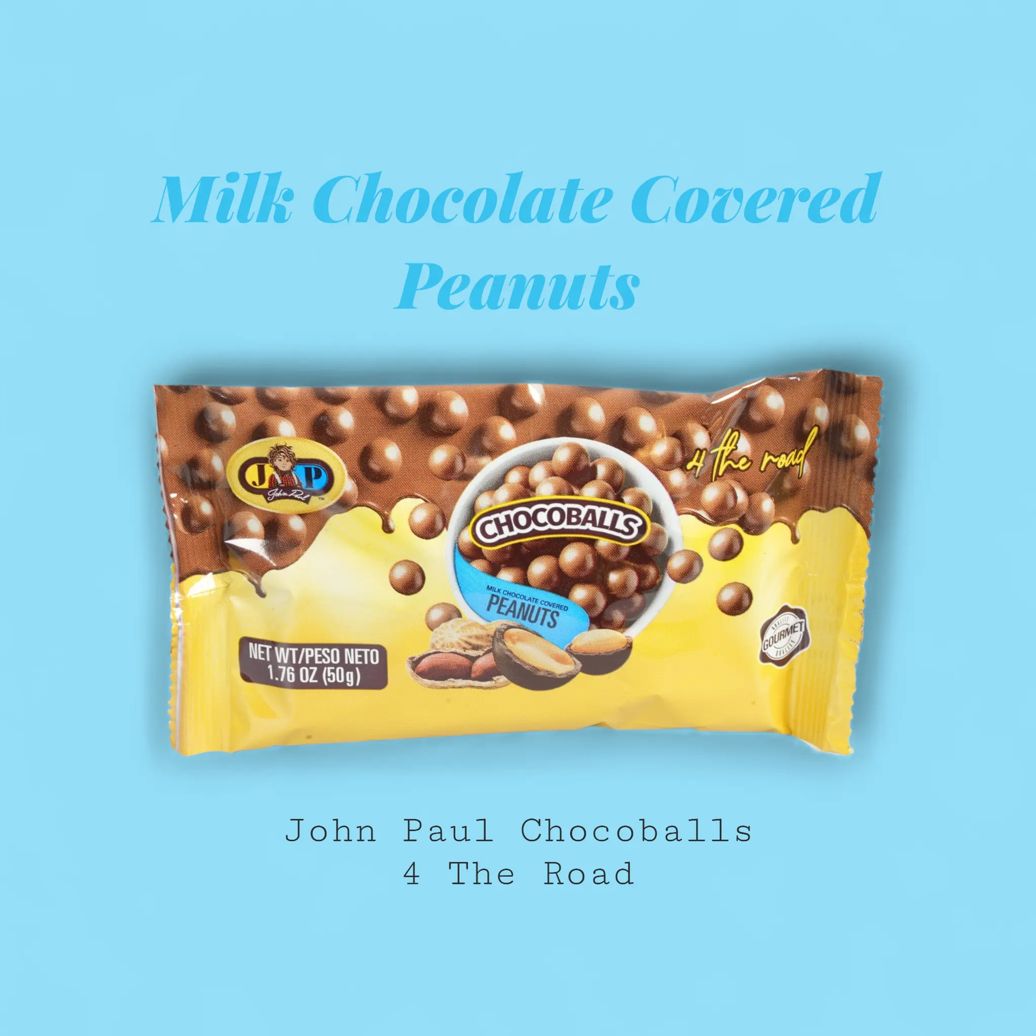 JP ChocoBalls Peanut — Milk Chocolate · 4 the Road (3-Pack)
