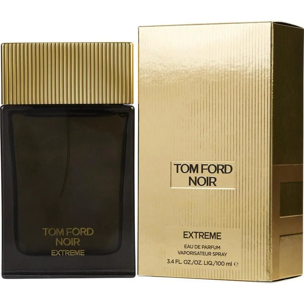 Tom Ford Noir Extreme Aromatic Cologne for Men - Luxe Bottle-Shaped Amber Woody Oriental Heart EDP, 3.3/3.4 oz Single Item with New Dimension, New in Box, Bottle-Shaped Men's Fragrance