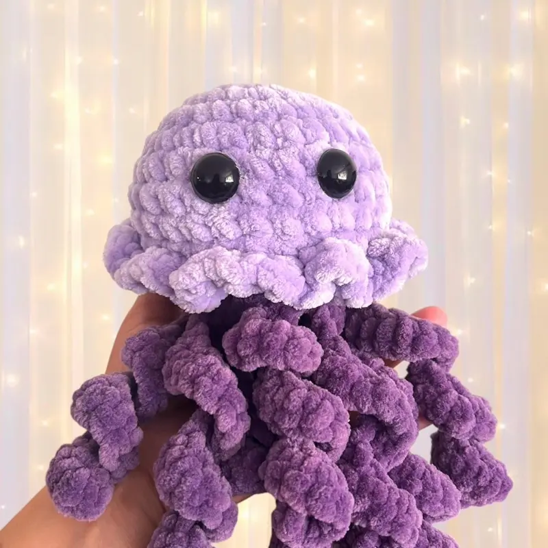 Handmade crochet jellyfish