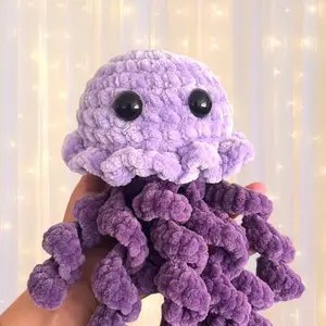 Handmade crochet jellyfish