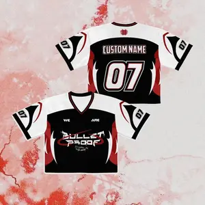 Custom Bangtan Style Bulletproof Football Jersey Shirt – Concert Outfit, Fan Merch, Gift for Kpop Fans