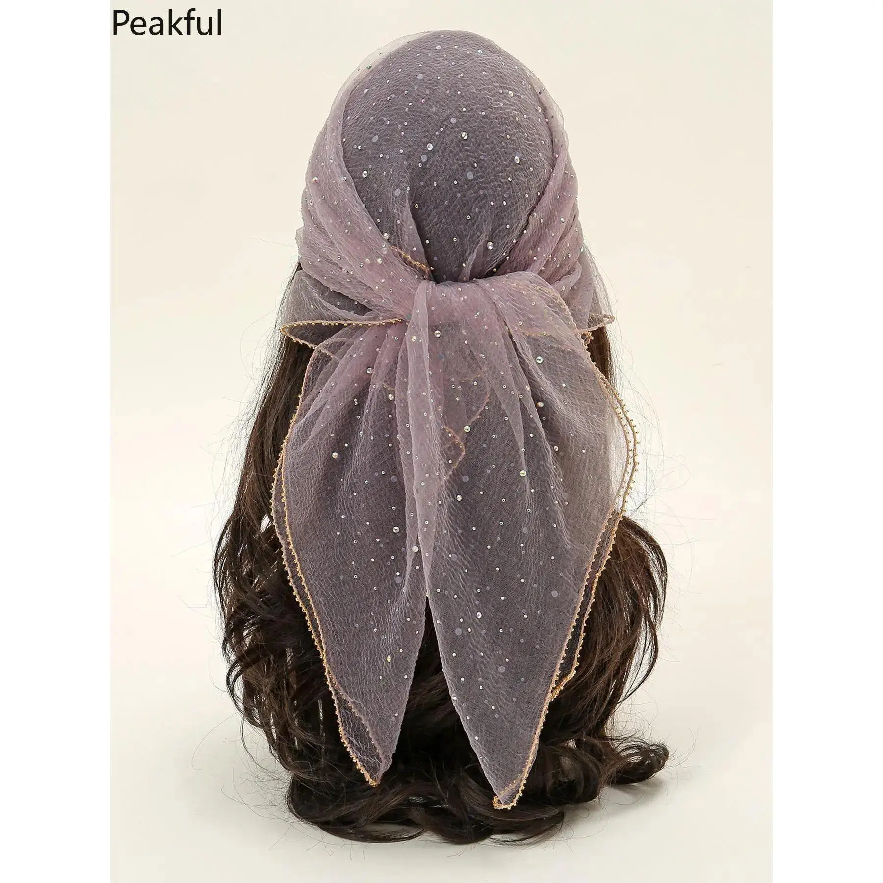 Sparkling Decor Hijab & Scarf, viral stylish women’s neck wrap with exquisite glitter embellishment. Comfortable to wear and easy to style, timeless elegant look, ideal for daily wear, social gatherings and holiday gifting.