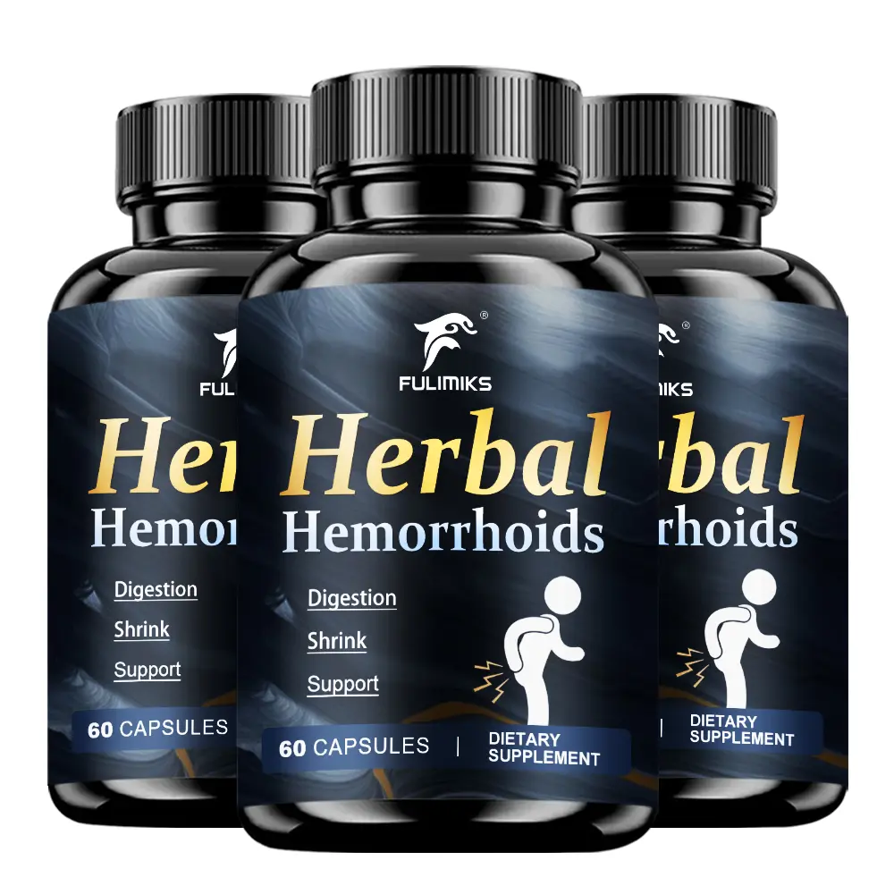 Maximum Strength Hemorrhoid Relief – Multi-Action Supplement, Promotes Healthy Digestion & Shrink Support Complex Capsules