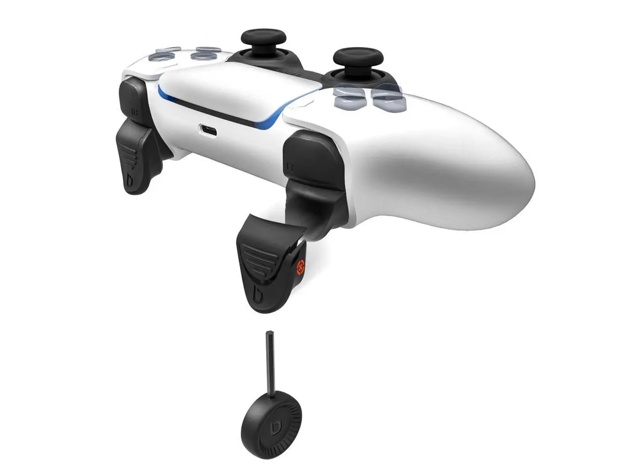 Bionik Quickshot Custom Texture Trigger Stops Locks for PS5 Controller