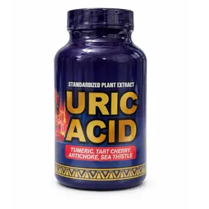 Uric Acid Supplement with Turmeric Tart Cherry Artichoke & Sea Thistle Standardized Plant Extract