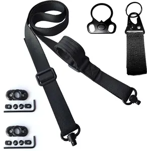 Two Point Sling Quick Adjust with QD Sling Swivels Fast-Adjust Thumb Loop Durable Mount Straps for Tactical Guns