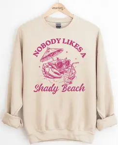 Shady Beach Crab Graphic Top
