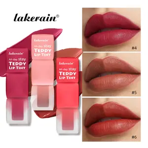 Lakerain Teddy Velvet Lip Tint Matte Liquid Lipstick - Long-Wearing & Weightless, Non-Sticky & Transfer-Resistant with a Soft Velvet-Matte Finish