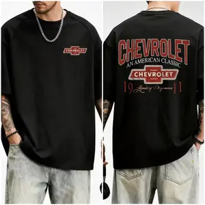 Vintage Chevrolet T-Shirt, Classic 1911 Chevy LogoGraphic Tee,Retro American Car Shirt, OversizedStreetwear Top for Men and WomenRAIMENTRY