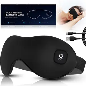 Cordless Heated Eye Masks for Dry Eyes, Washable Warm Eye Compress Eye Heating Pad for Eye Relief Stye Treatment Improved Sleep Travel  ,pad comfort