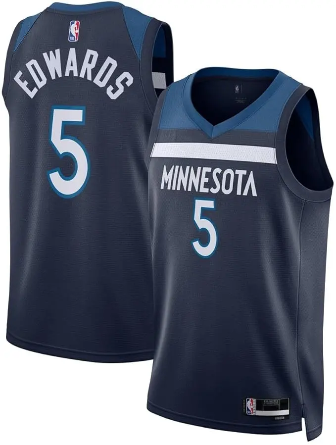 Anthony Edwards Kid's Youth 8-20 Minnesota Timberwolves 2025-26 Icon Edition Swingman Jersey