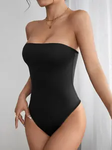 Solid Tube Summer Fashion Women Bodysuit