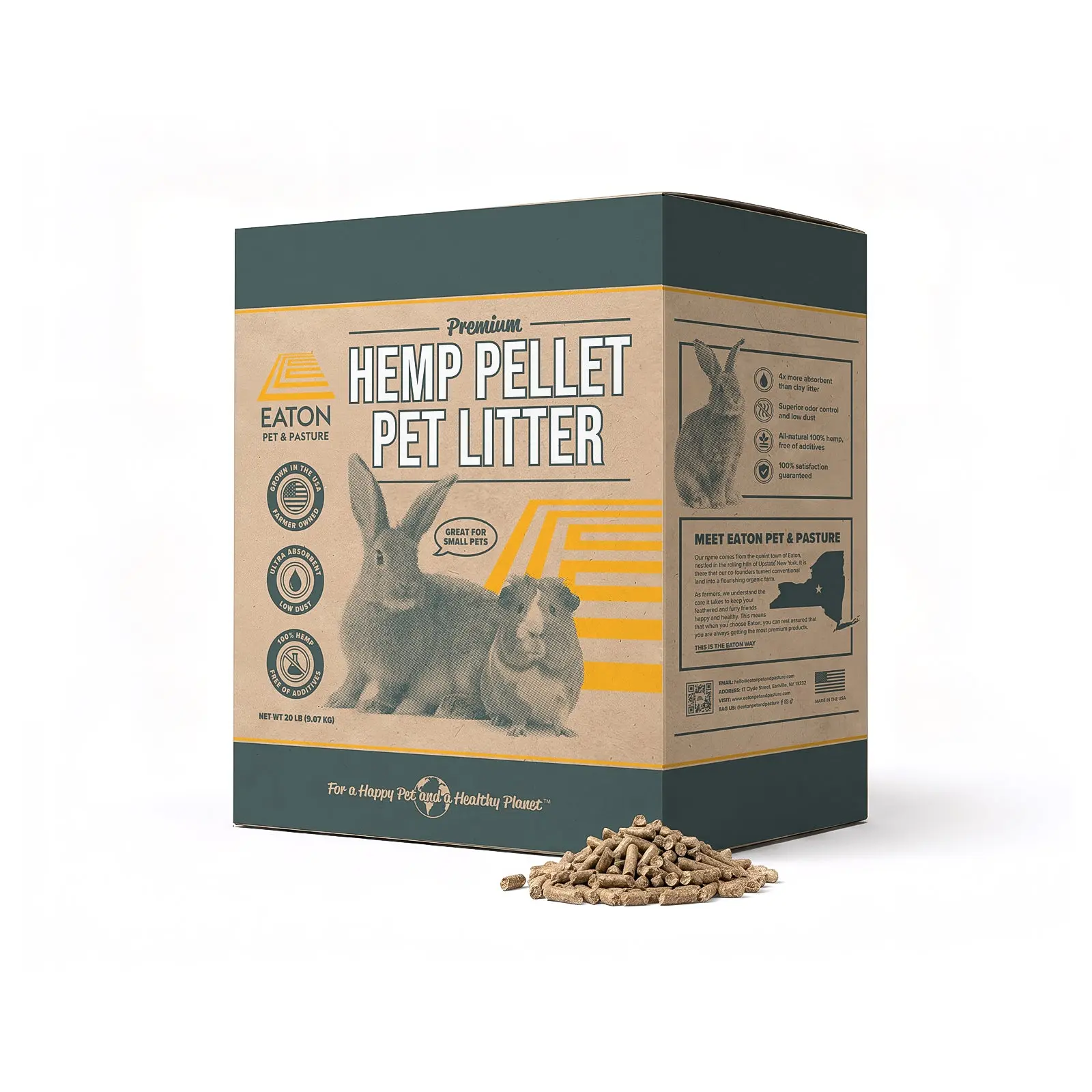 Premium Hemp Pellet Pet Litter