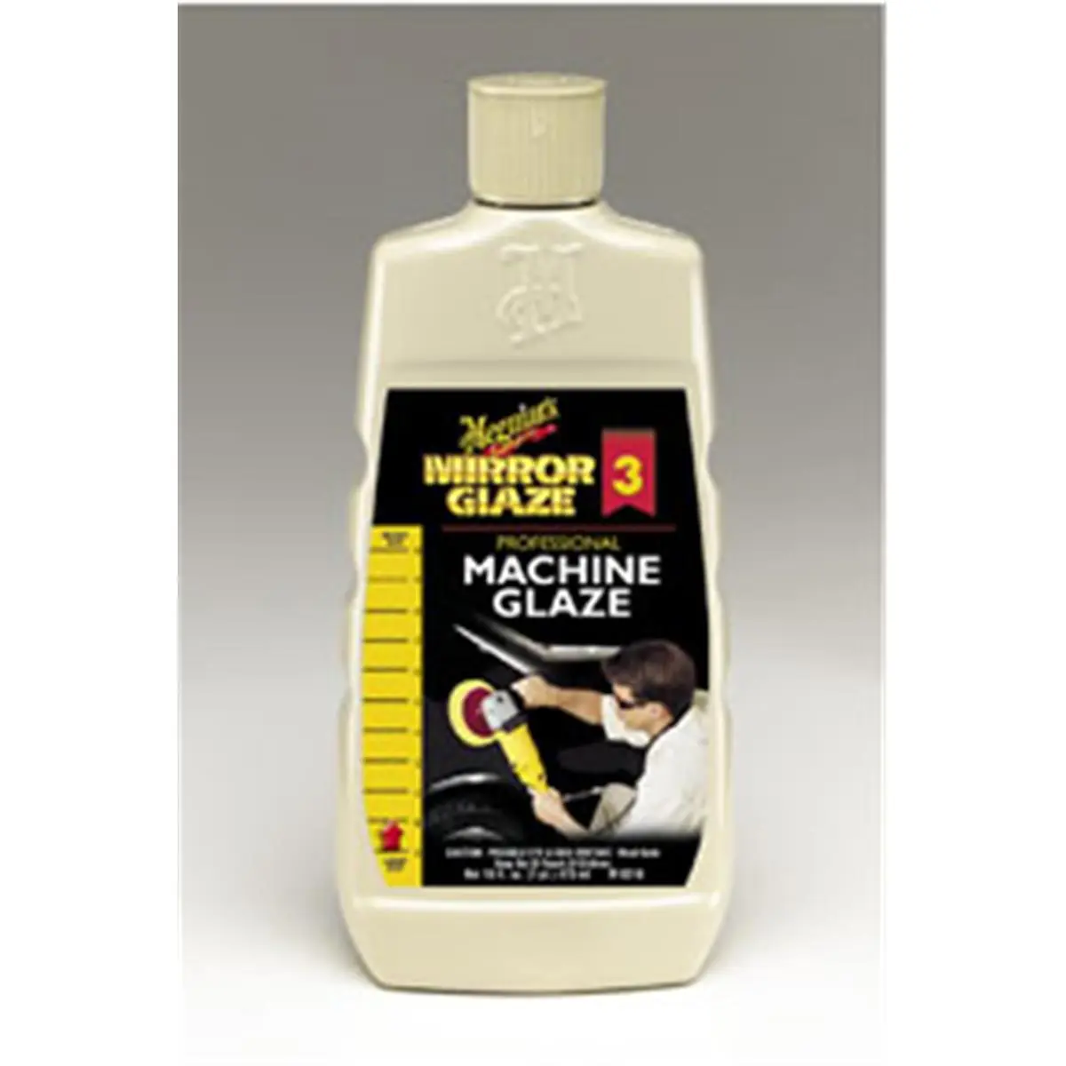 Meguiars M0316 Machine Glaze - 16 oz Cup (1.160 lbs), Machine Applied, Wipes Buffing Residue Easily, Deep Gloss, Revitalizes Paint Finishes, Rich Nutrients Penetrate, Reveals Original Brilliance, For Rotary Buffer