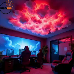 8m RGB Cloud Light Strip, LED Strip Lights, Smart Music Sync Thunder Effect, Minimalist Party Decor, Wall/ceiling Mount, Durable Material, Ideal Gift, Bedroom Led Lights, Led Lights Strips