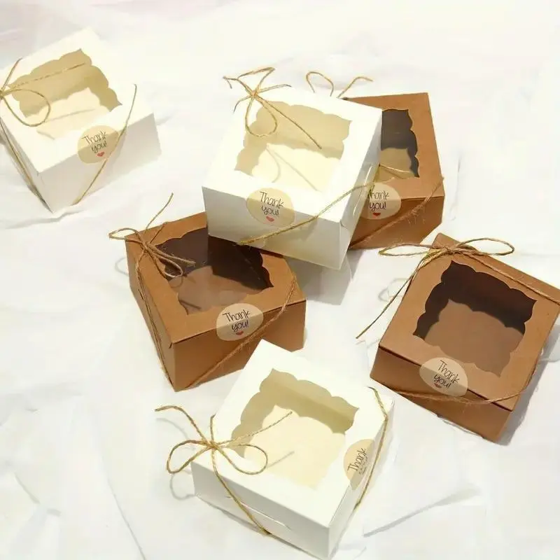 Elegant Creative Gift Package Box Set, Gift Wrapping Supplies, Elegant Packaging, 60pcs & Window Boxes, Flip-Top Lid Design, Perfect for Weddings, Birthdays, Holidays, Gift Boxes with Lids for Presents