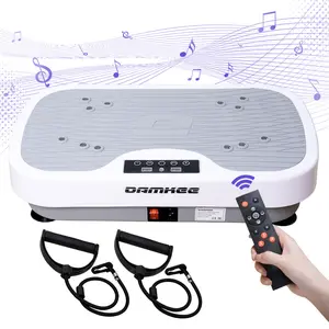 Damkee Vibration Plate Exercise Machine with 99 Speed Levels,Whole Body Workout Vibrate Fitness Board,Home Equipment,Party Supplies