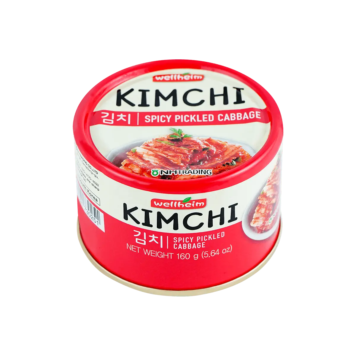 NONGHYUP Korean Kimchi 160g - Authentic Spicy Napa Cabbage Kimchi for Bibimbap, Kimbap, Stews & Grilling