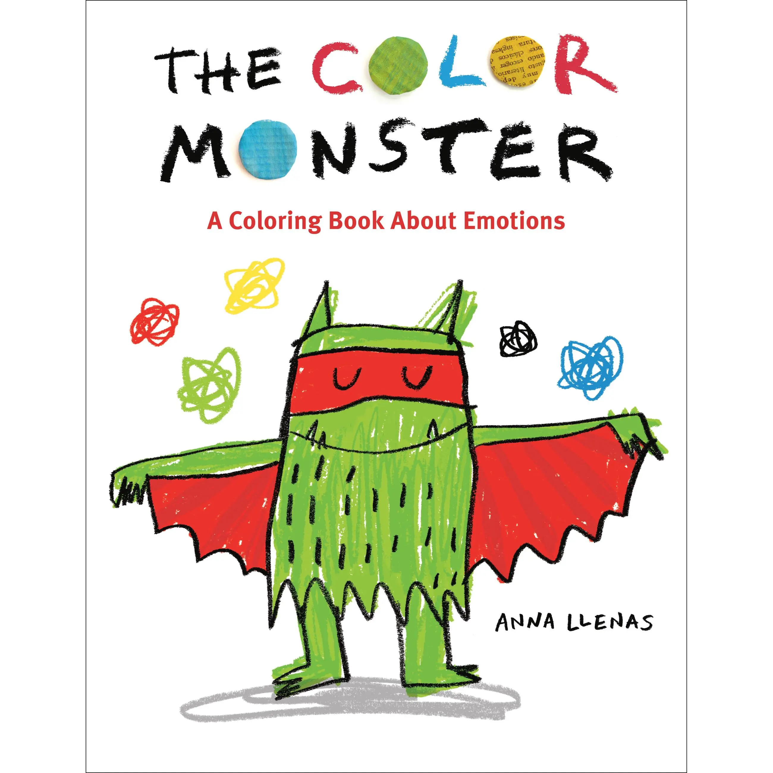 The Color Monster: A Coloring Book About Emotions by Anna Llenas [Paperback Book]