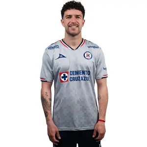 Cruz Azul Gray Soccer Jersey 2024/25 – Liga MX Football Shirt – Lightweight Breathable Fan Jersey