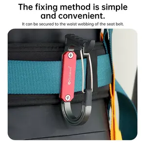 Arborist Climbing Harness with Quickdraw Carabiners for Rock Climbing & High-Altitude Rescue Outdoor Activewear