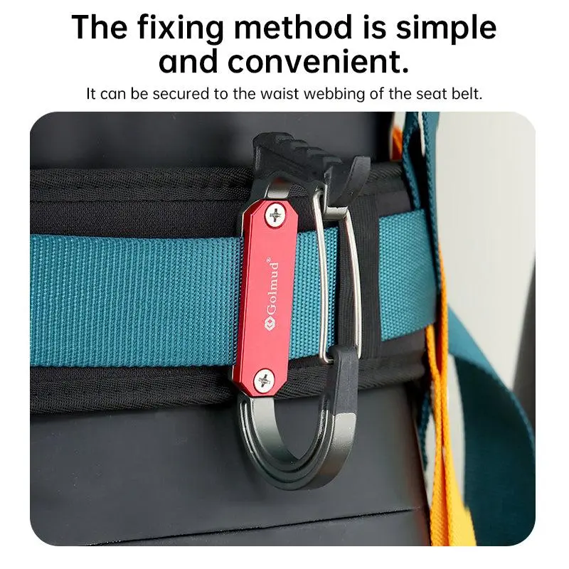 Arborist Climbing Harness with Quickdraw Carabiners, Premium Aluminum Alloy Outdoor Climbing Hooks, Convenient Design Protective Gear for Rock Climbing, High-Altitude Rescue (Made with Durable Materials)