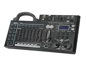 DMX Lighting Console, 240 Channels dmx 512 controller for dj lights, Equipped with USB data backup function Black