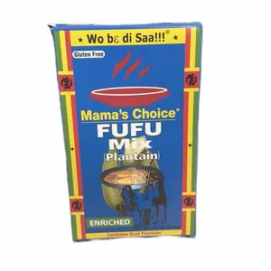 Mama's Choice Plantain Fufu-Flour Mix Gluten Free Enriched with Real Plantain for Authentic Taste