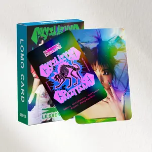60pcs L-E-S-S Group New Album Collection Stickers & Dual-Sided Photo Cards, Perfect Valentine's Day / Christmas Gift, Decorate Notebooks