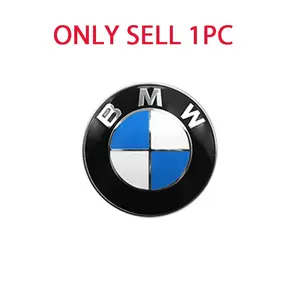 1PCS 74MM 82MM ABS black hood front grille trunk car logo logo decoration sticker For BMW E46 E39 E38 E90 E60 F10 F30 F35 F07 G20 G30 G18z3 z4 x3 x5 x6 Car Stickers