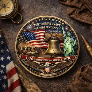 Artemis II Lunar Mission Commemorative Coin – First Crewed Moon Flyby Inspired Silver Medallion Space Collectible Gift