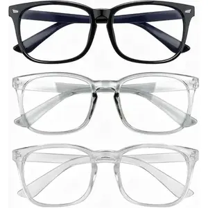 Blue Light Glasses,Computer Gaming Glasses, Preppy Style Minimalist Blocking Eyeglasses, Fashion Square Fake Eyeglasses,Chic Trendy All- match Accessories for Men Women for Daily & Back To School,Cheap glasses