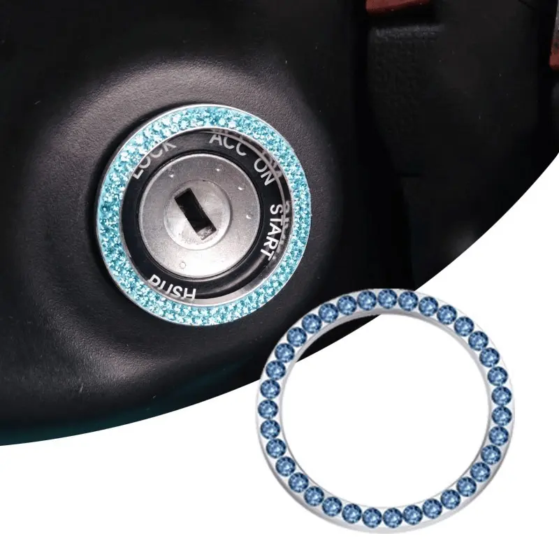 Car ignition switch sticker, circular sticker for car and motorcycle decoration, Car Decorations Interior, Sticker for Cars, Car Accessory