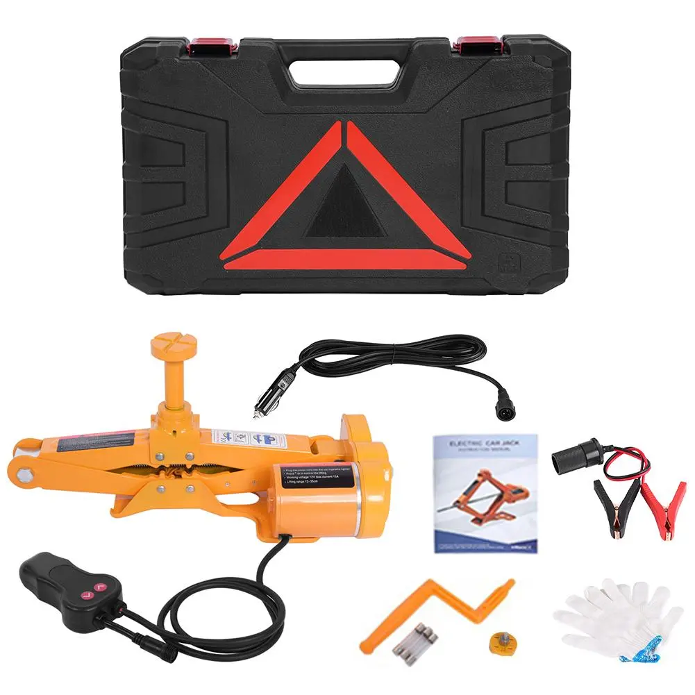 3Ton 12V DC Automotive Car Electric Jack Lifting SUV Van Garage and Emergency Equipment
