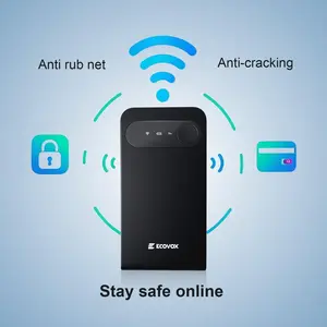 Travel Portable WiFi Router - No SlM Card Needed Upgraded Wifi6 Mobile Hotspot with Free 1GB Data  Connects 9Devices Smart App Controlled for outdoor sports& Camping Thanksgiving Birthday Gift