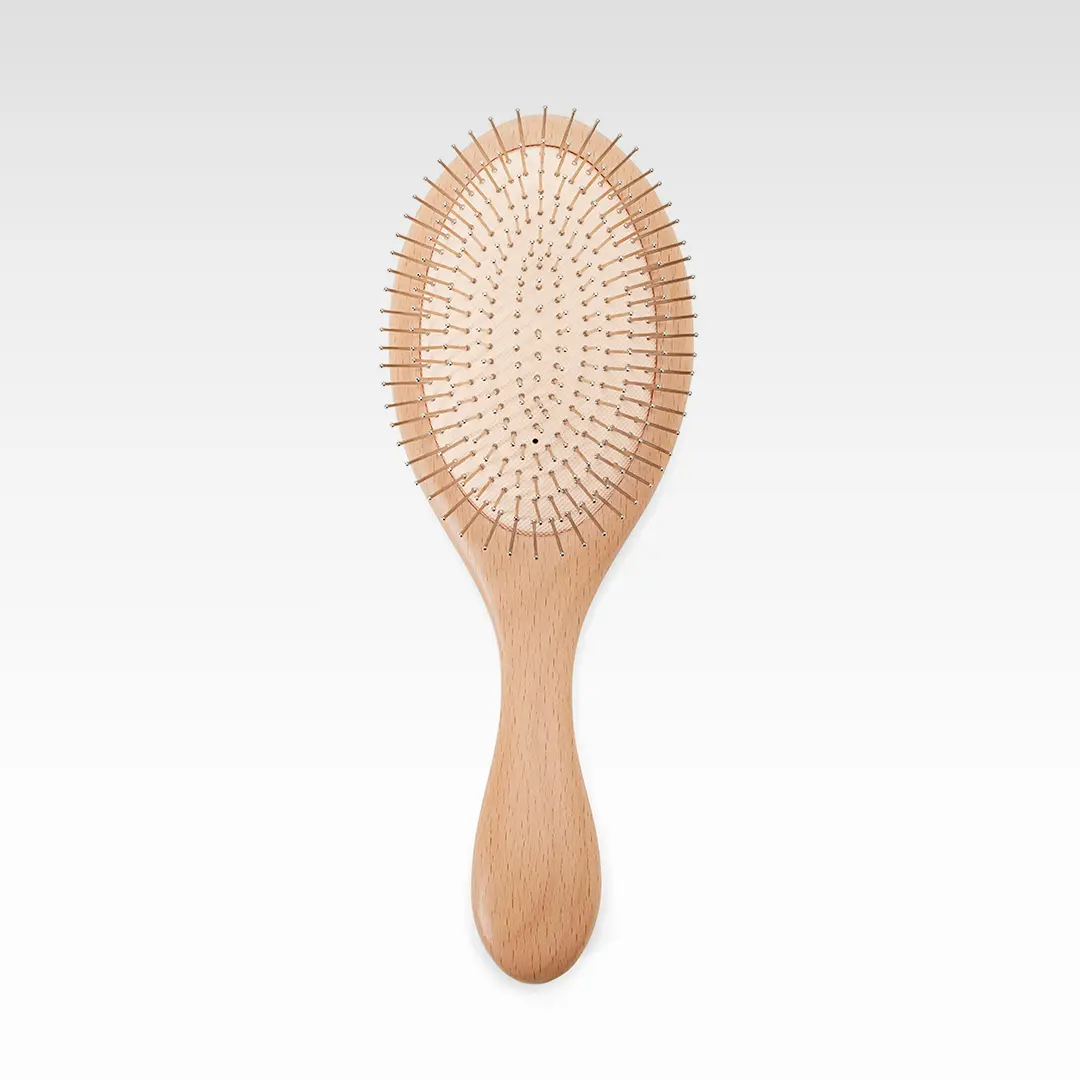Metal Tip Hair Brush - The Kacey Welch Method , All Hair Types, Detangling, Smoothing,  Made With Natural Bamboo