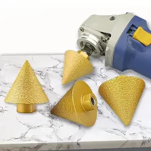 Diamond Grinding Wheel, M10 Threaded Tapered Drill Bit, Power Tool Accessories for Ceramic Tile Polishing & Chamfering, Diamond Drilling Bits, Diamond Coating