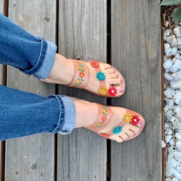 Womens Mexican Sandals, Handmade Leather Huaraches Sandals ,Sandalias Huaraches Mujer Mexicano ,Mexican Leather Shoes