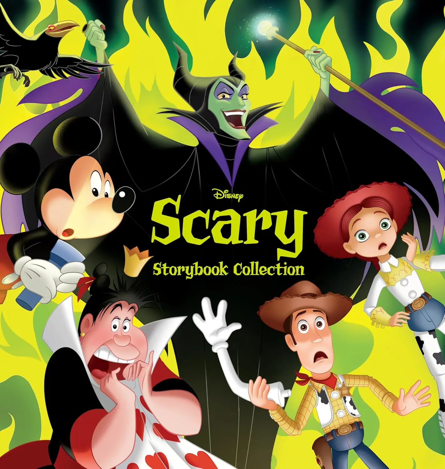 Scary Storybook Anthology Hard Cover Regular Edition - 15+ Spooky Halloween Mystery Tales, Full-Color Illustrated Adventures, for Ages 3-8, Ideal for Bedtime Reading & Flashlight Sharing