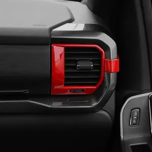 Center Console Side Air Vent AC Outlet Cover Trim Decor For Ford F150 2021+ Decal Decals Automotive Auto Replacement Stickers