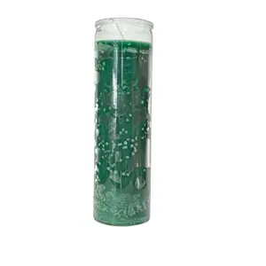 Green Candle – Abundance, Good Luck, Health & Open Roads