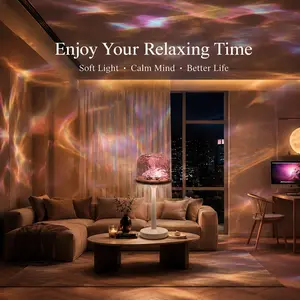 Viral Ambient Light Chunyan Touch Remote Control Dimming Projection Night Light Featuring Detachable 2-in-1 Design For Cozy Living Room