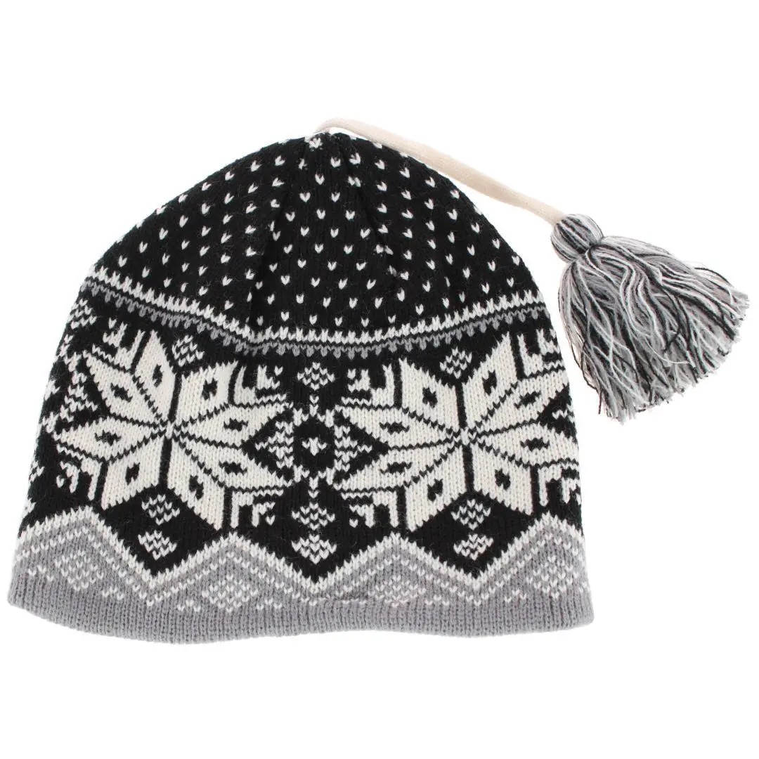 ClimaZer0 Women's Heavyweight Snowflake Winter Beanie Hat, Beanies, Insulation, Everyday Wear, Skiing