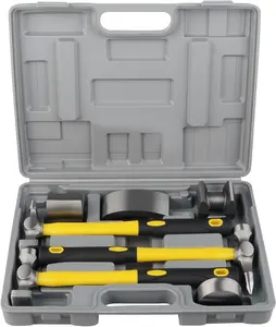 DAYUAN 7PCS Auto Body Repair Kit – Panel Beating Hammer & Dolly Set for Dent Repair DAYUAN 7PCS Auto Body Repair Kit – Panel Beating Hammer & Dolly Set for Dent Repair