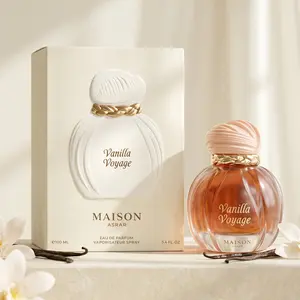 100ML Vanilla Perfume for Women, Sweet Floral Gourmand Eau De Parfum, Soft Floral Fragrance, Long Lasting Fragrance Spray, Ideal Gift for Her, Daily Wear