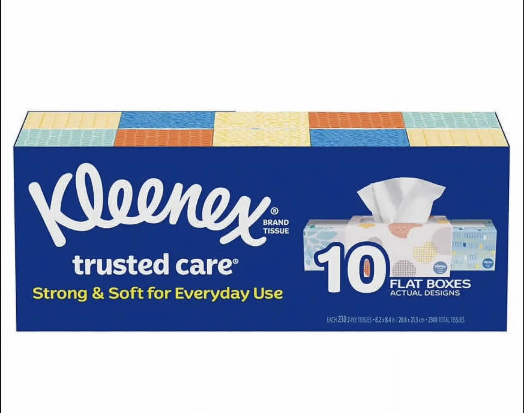 Kleenex 230 count  Facial Tissue, 2-ply, 10-pack